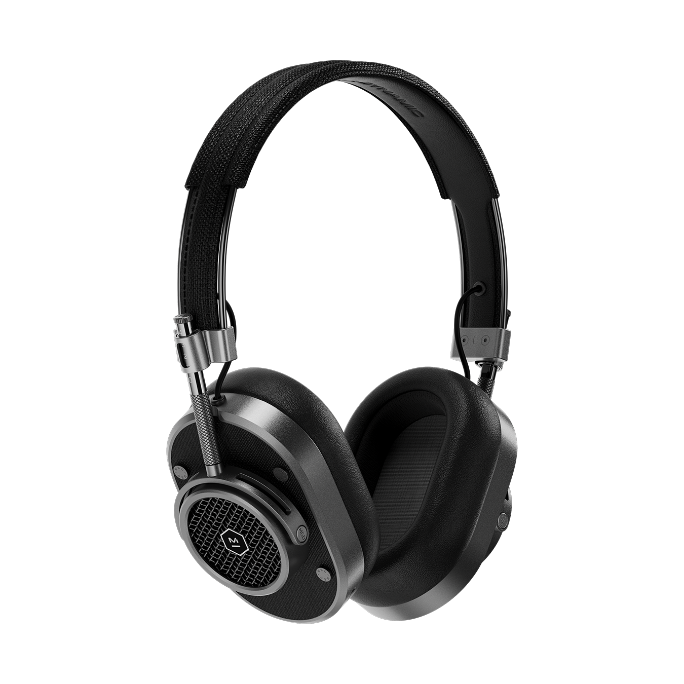 master & dynamic® mh40 wireless over-ear premium leather headphones - gunmetal/black