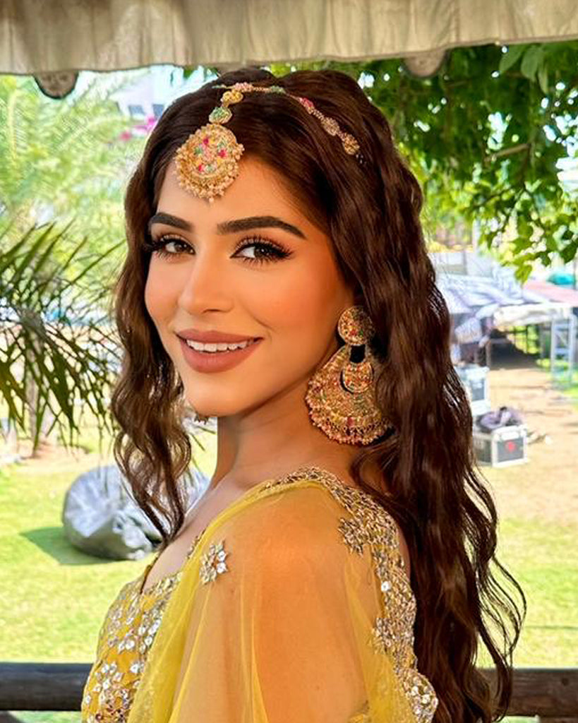 Latest Bridal Matha Patti Designs Gold Headband Kundan  More