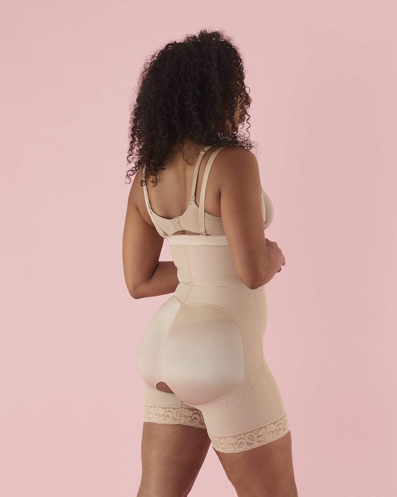 Power Mesh Double Layer Bodysuit