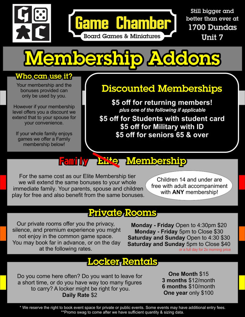 Membership info