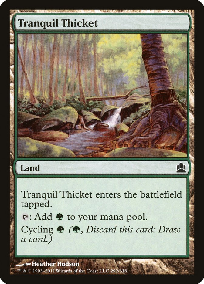 Tranquil Thicket [Commander 2011] | The Game Chamber