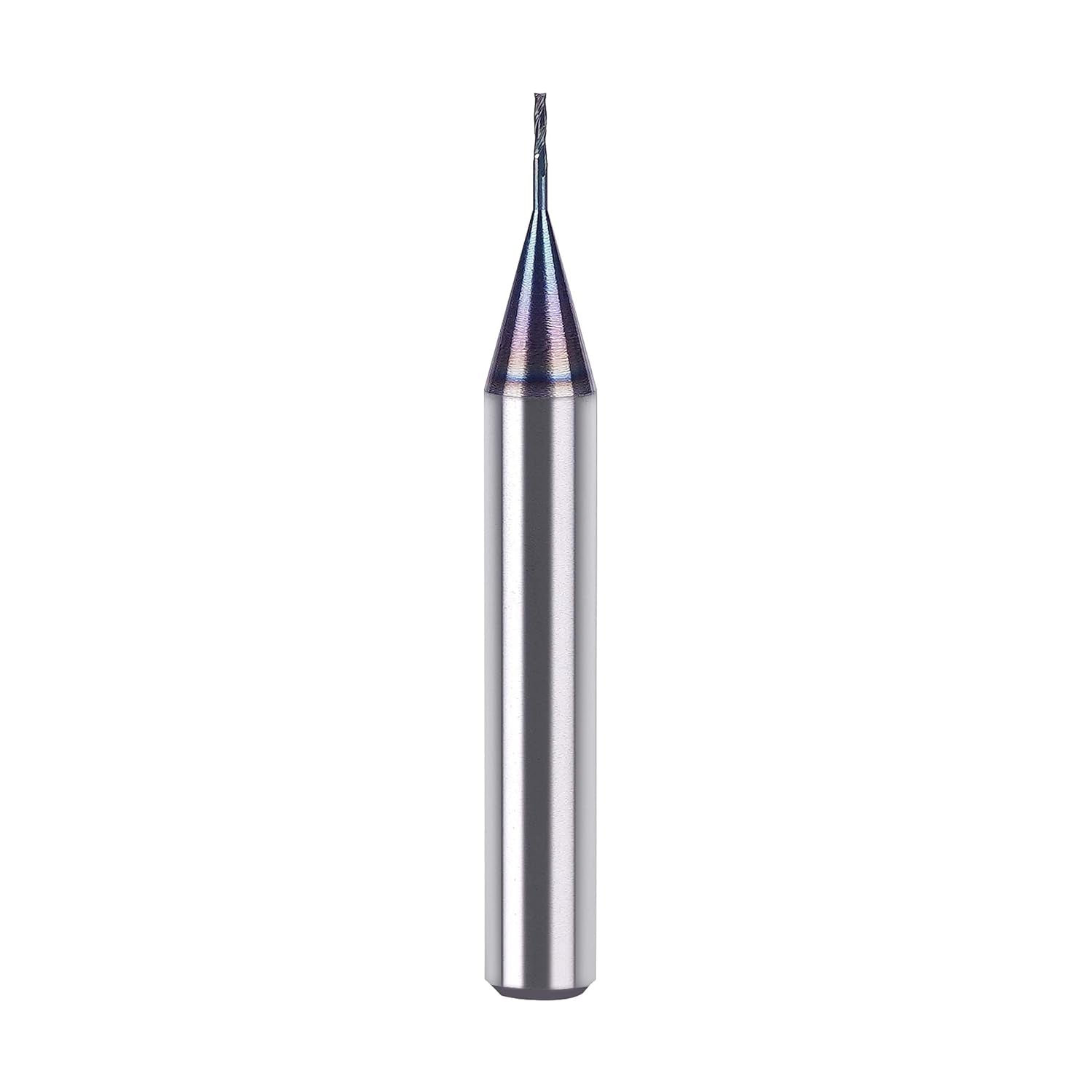 SpeTool W04037 SPE-X Extra Tool Life Coated SC Spiral Plunge 1/32" Dia x 1/4" Shank x 1/8" Cutting Length 2" Long 2 Flute Up-Cut Router Bit