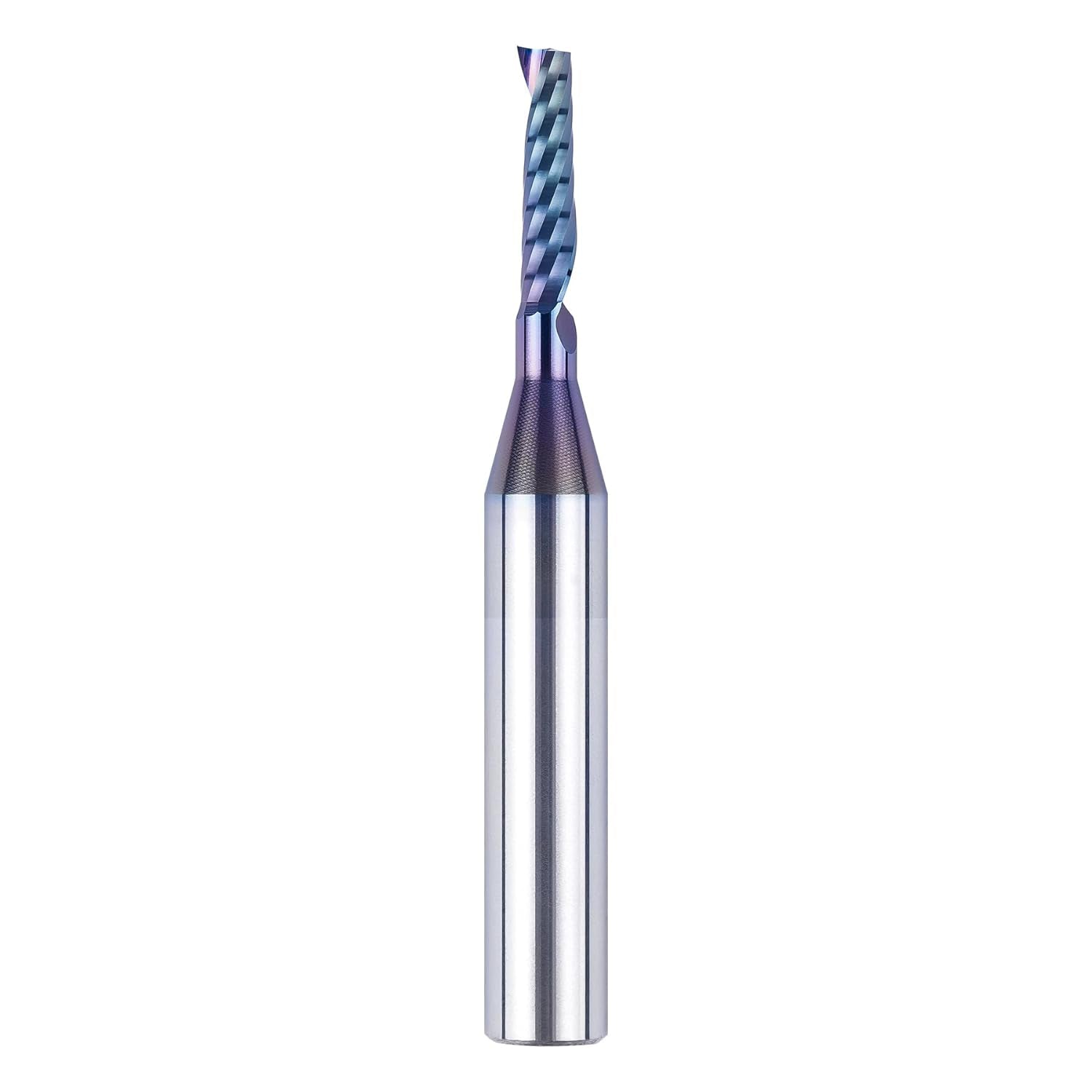 SpeTool W03005 SPE-X Extra Tool Life Coated SC Spiral O Flute 1/8" Dia x 1/4" Shank x 1/2" Cutting Length x 2" Long Up-cut Router Bit