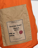 Ten c Anorak Down Jacket - Clementine Orange - The 5th Store