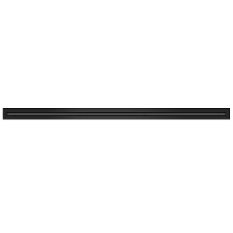 48" 1 slot linear slot diffuser black