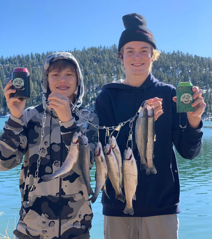 Jake Rutledge boys with fish