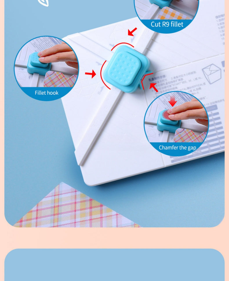 PAPERWRLD - Envelope Punch Board 3 in 1 DIY Envelope Making Craft