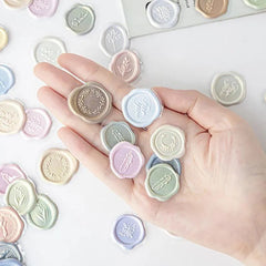 Elegant Wax Seal Stickers - 18 Pcs Vintage-Inspired Seals for Journaling & Scrapbooking - PaperWrld