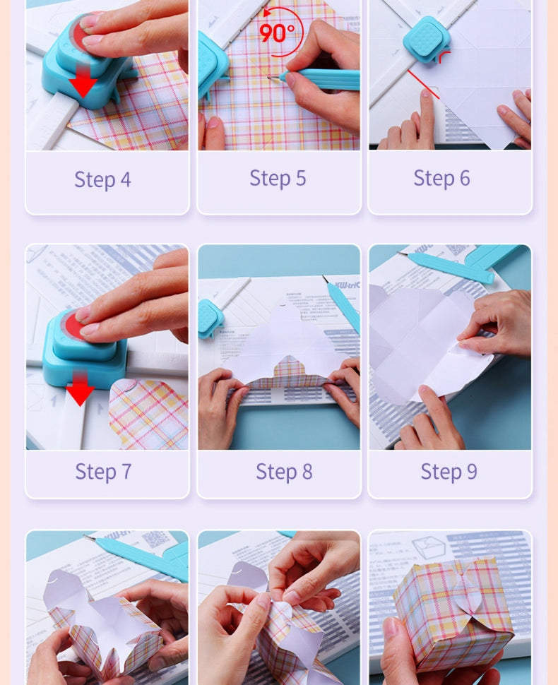 PAPERWRLD - Envelope Punch Board 3 in 1 DIY Envelope Making Craft