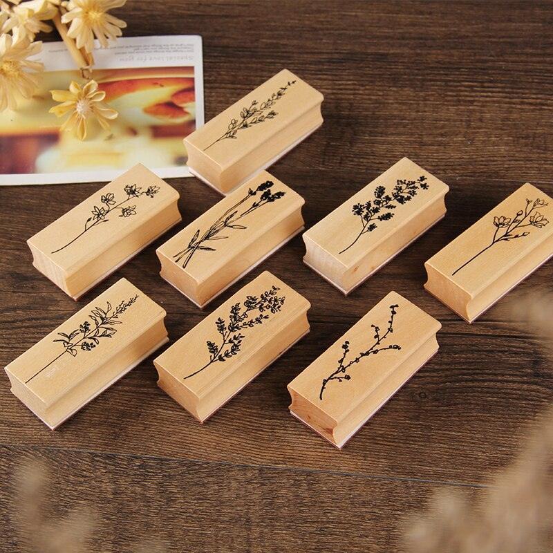 Vintage Lower Case Alphabet Number Stamp Set / Wood Number Rubber Stam –  DokkiDesign