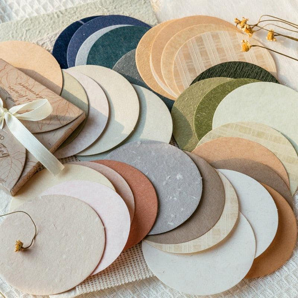 Round Aesthetic Paper Pack