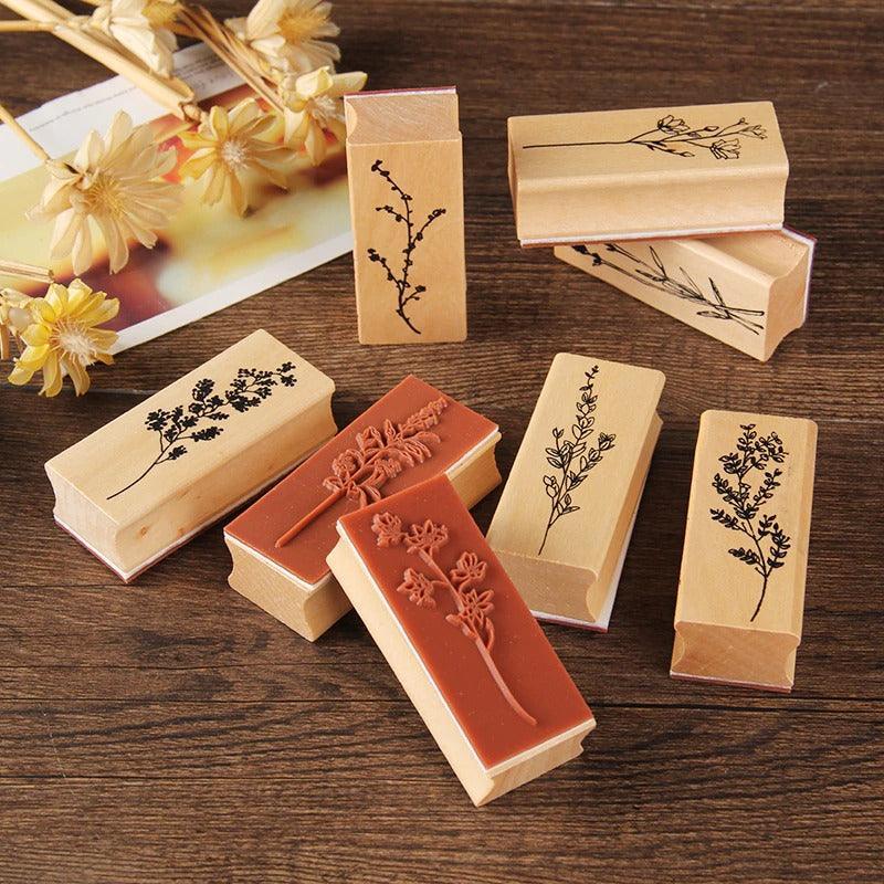 28Pcs/1 Set Wooden Alphabet Stamps Vintage Rubber Head Letter Stamps  Decorative Stamps Seal with Storage Box for Scrapbook, Clay Crafts, Card  Making and Other DIY Craft Supplies - Yahoo Shopping