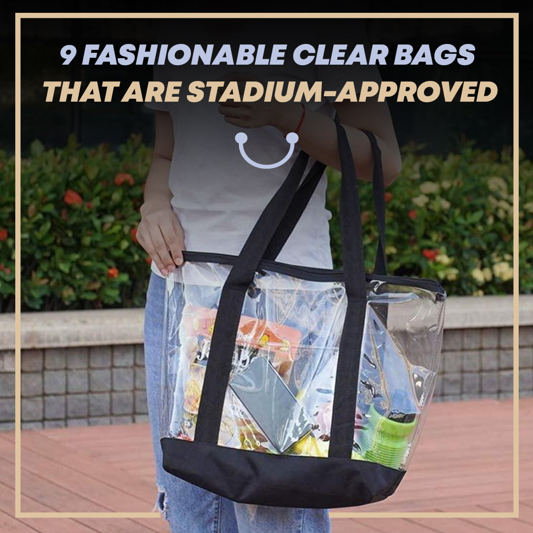 Clear Vinyl Bag, Stadium Approved Cross-Body Purse, Adjustable Strap | eBay