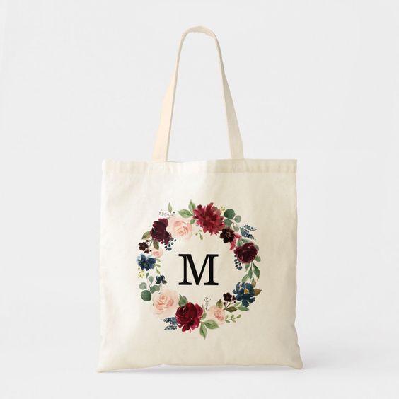 Personalized-Floral-Tote-Bag