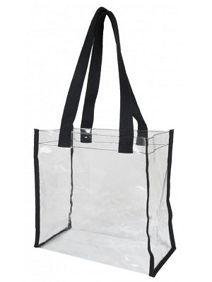 Zodaca Clear Stadium Approved Tote Bag, 11x4x7-inch