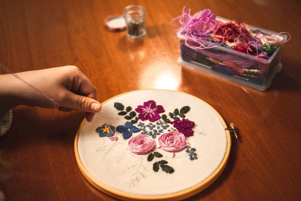 Woman-Weaving-Embroidery