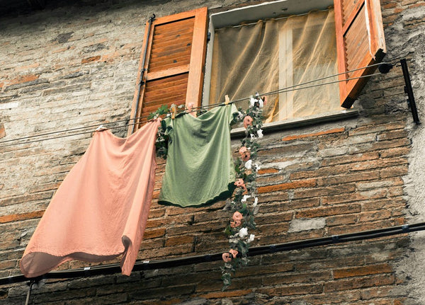 air drying clothes