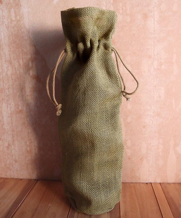 TBF Eco-Friendly Burlap Wine Bag