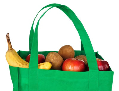 fruits in tote bag