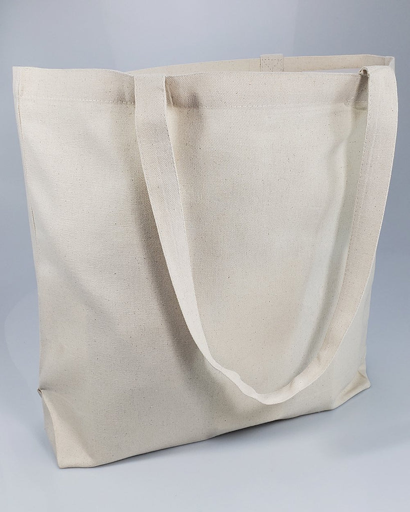 ToteBagFactory Gusseted Canvas Tote Bags