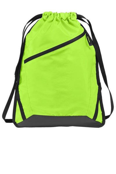 limeshock backpack with zipper