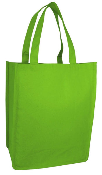 Neon-Green-Shopping-Tote-Bag