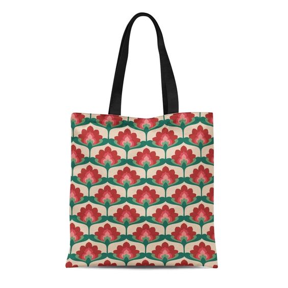 tote bag with flower print