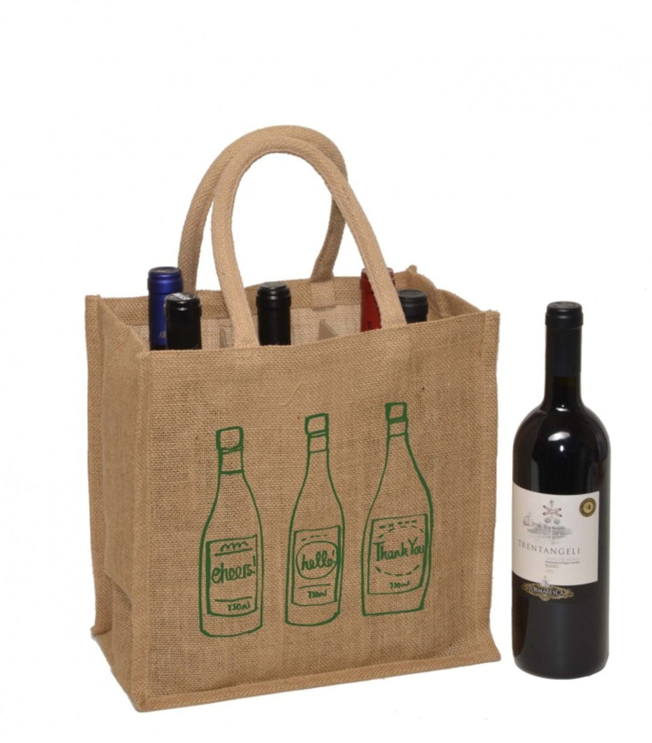 Most Affordable Initial Tote Bags as Wine Bags - ToteBagFactory