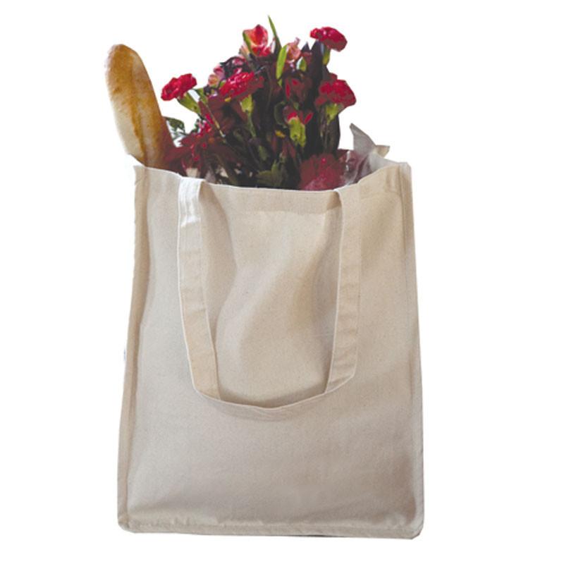 12 oz Heavy Canvas Shopper Bag, promotional cotton tote bags