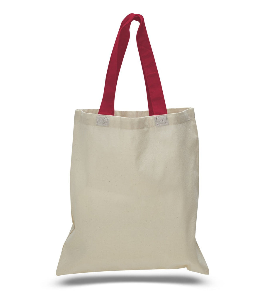 Promotional Tote Bag With Color Handles Wholesale,Colored handle totes