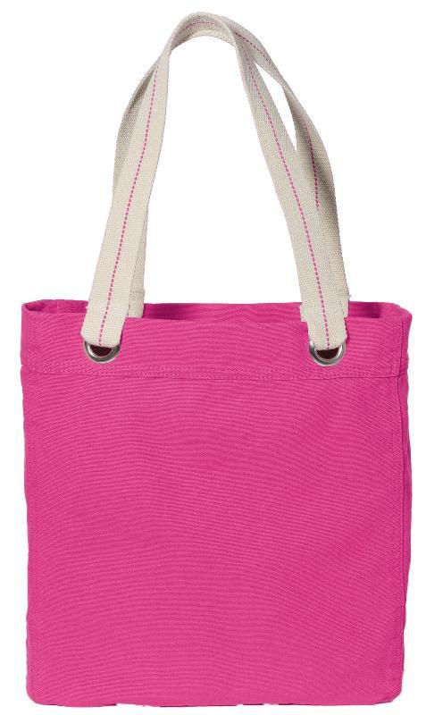 Colorful Cotton Canvas Allie TOTE BAG