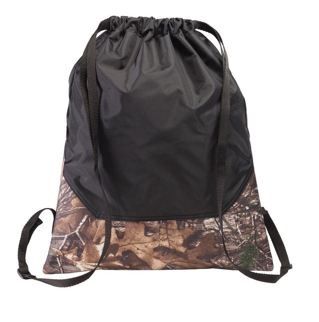 camouflage drawstring backpack