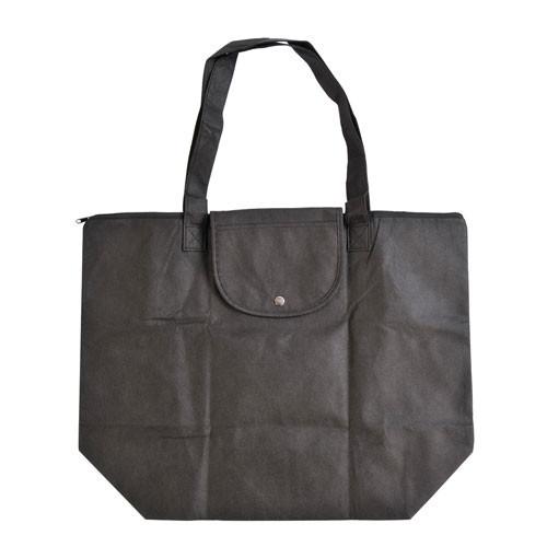 Economical Non-Woven Foldable Zippered Tote Bag CHEAP