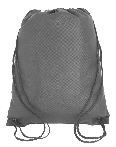 Plain Cotton Drawstring Backpack - 100 Count - State Line Bag Company