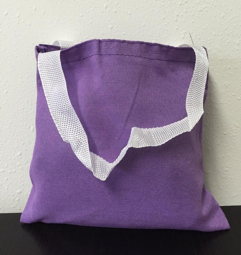6&quot; MINI CanvasTote Bag with Fabric Handles,Promotional mini tote bags