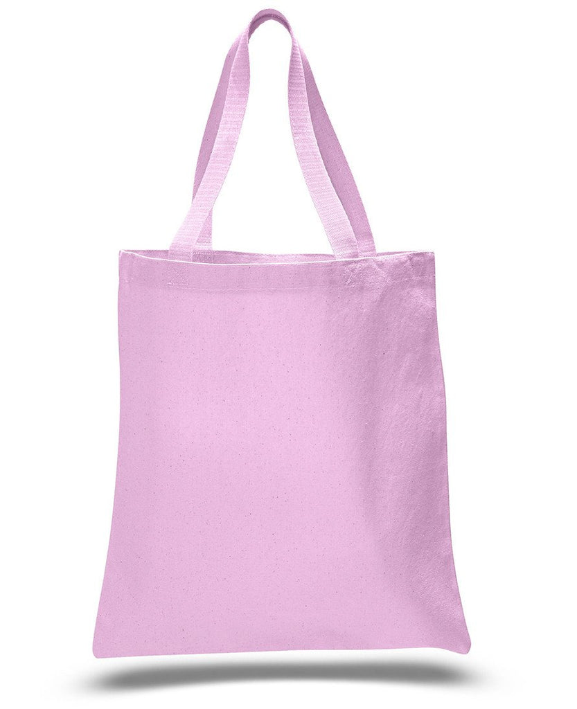 pink canvas bag