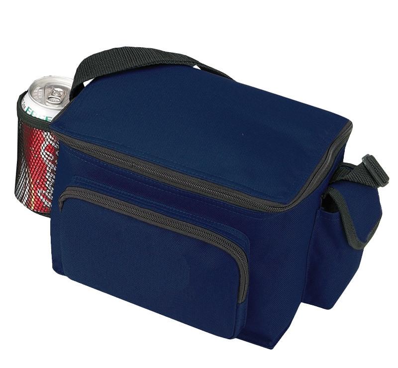 Multi-Pocket Polyester 6-Pack Cooler Lunch BAGs