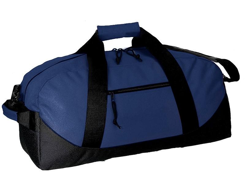 Two-Tone Polyester Medium Duffel BAG