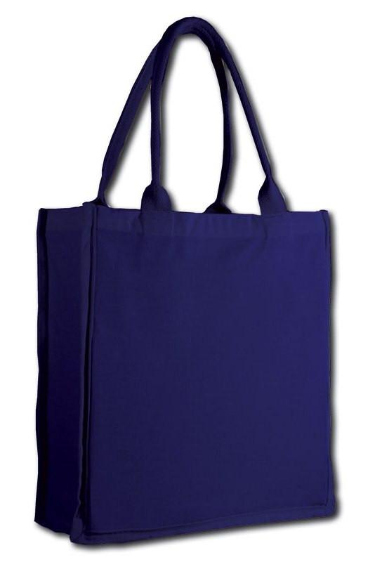 100% Cotton Fancy Shopper Tote Bags Wholesale