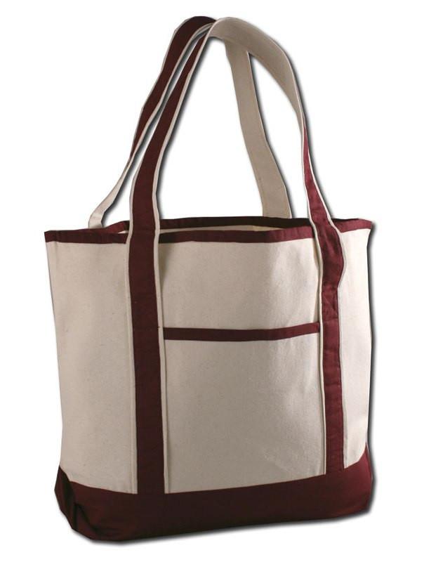 Jumbo Size Heavy Canvas Deluxe Tote Bag