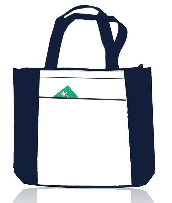 wholesale Zippered Polyester Tote Bags Inexpensive