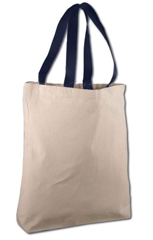 Cotton Canvas Tote Bags wholesale,Contrast Handles wholesale tote bags