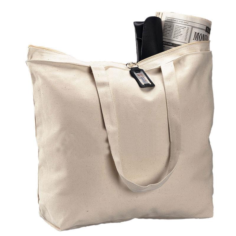 Personalized Tote Bag Zipper  TeeTalkies