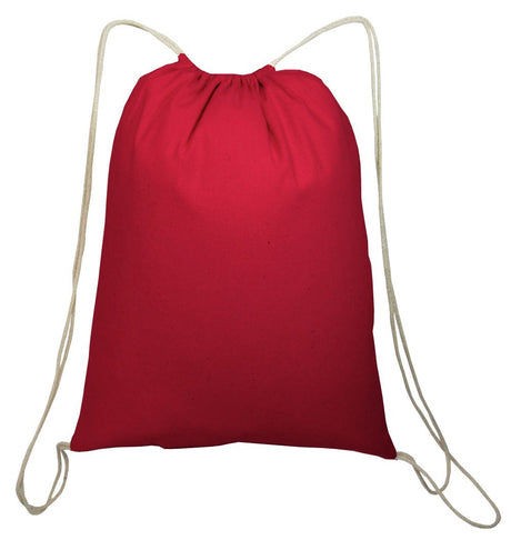 Fair Trade Drawstring Backpack, set of 10pcs – 100% cotton, 1 col print  incl., Motif