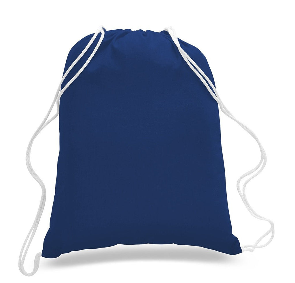 navy blue drawstring bags