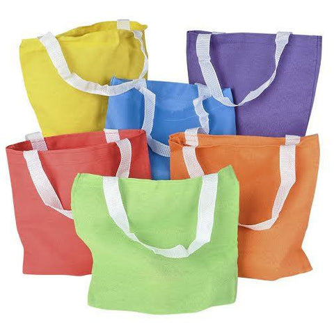 6&quot; MINI CanvasTote Bag with Fabric Handles,Promotional mini tote bags