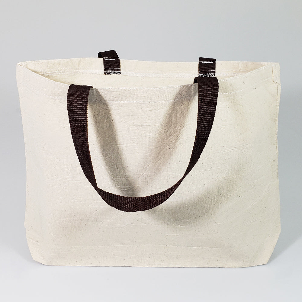 Wholesale Cotton Canvas Tote Bag with Inside Zipper Pocket