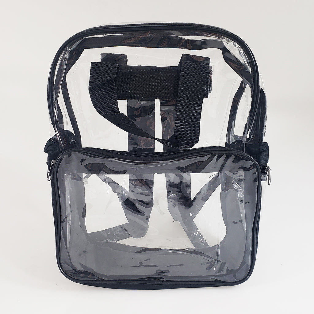 Heavy Vinyl Polyester Clear Backpack