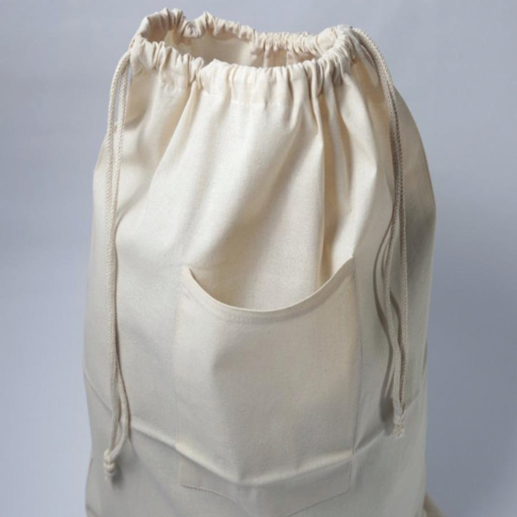 laundry bag with pocket