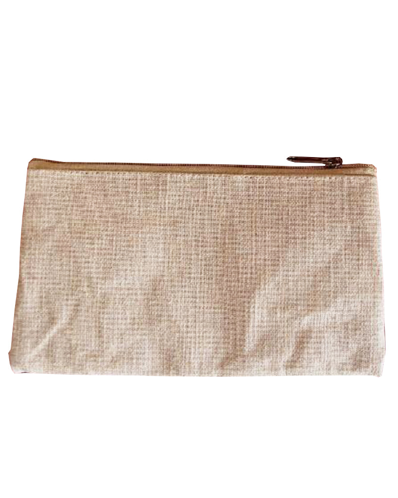 Beige Canvas Wallet, Coin Purse, Mini Zipper Pouch - Etsy